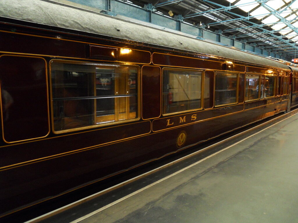 A royal train carriage at the National Railway Museum, York