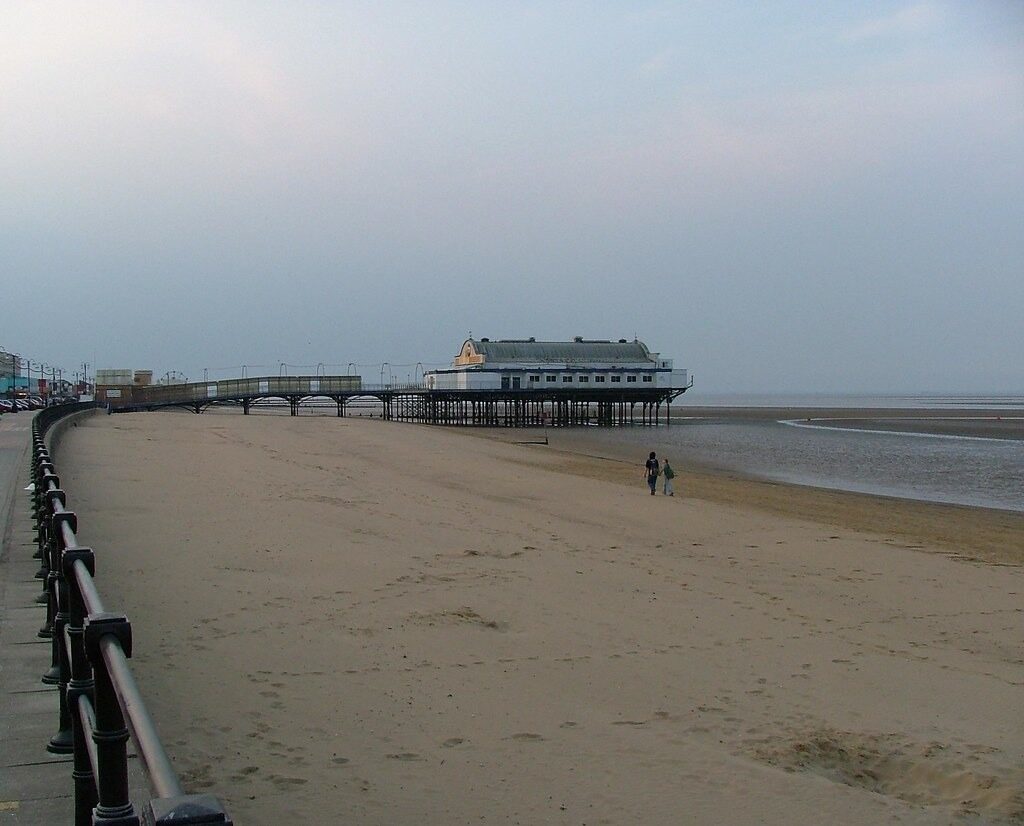 Cleethorpes beach and pier