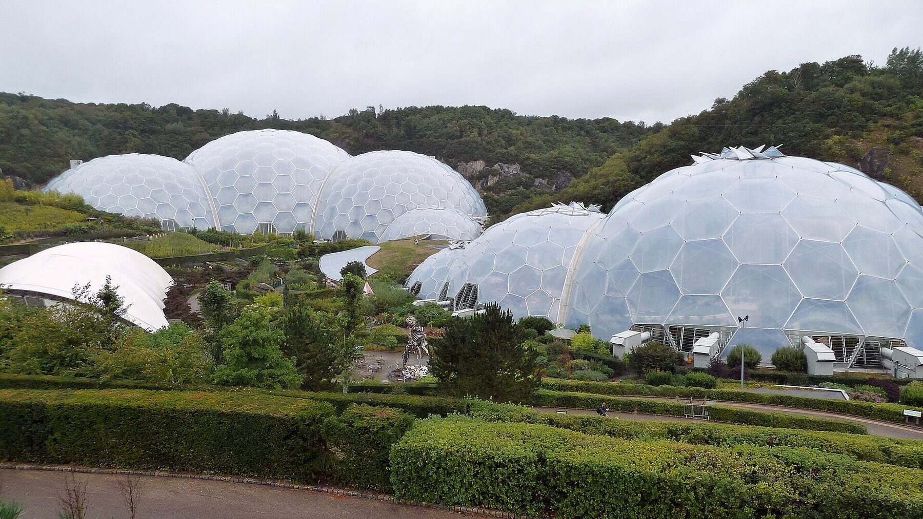The Eden Project biomes