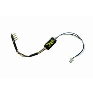 DCC Concepts DCDZN8H2 Zen Black DCC Decoder Super Thin Nano 8 Pin With Harness 2 Function