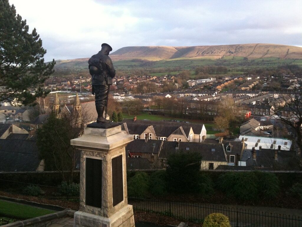 The view from Clitheroe Castle